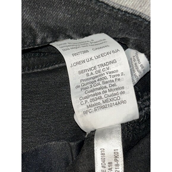 J.Crew Mercantile Womens High Rise Stretch Skinny Jeans Size 28 Washed Black - Picture 6 of 7